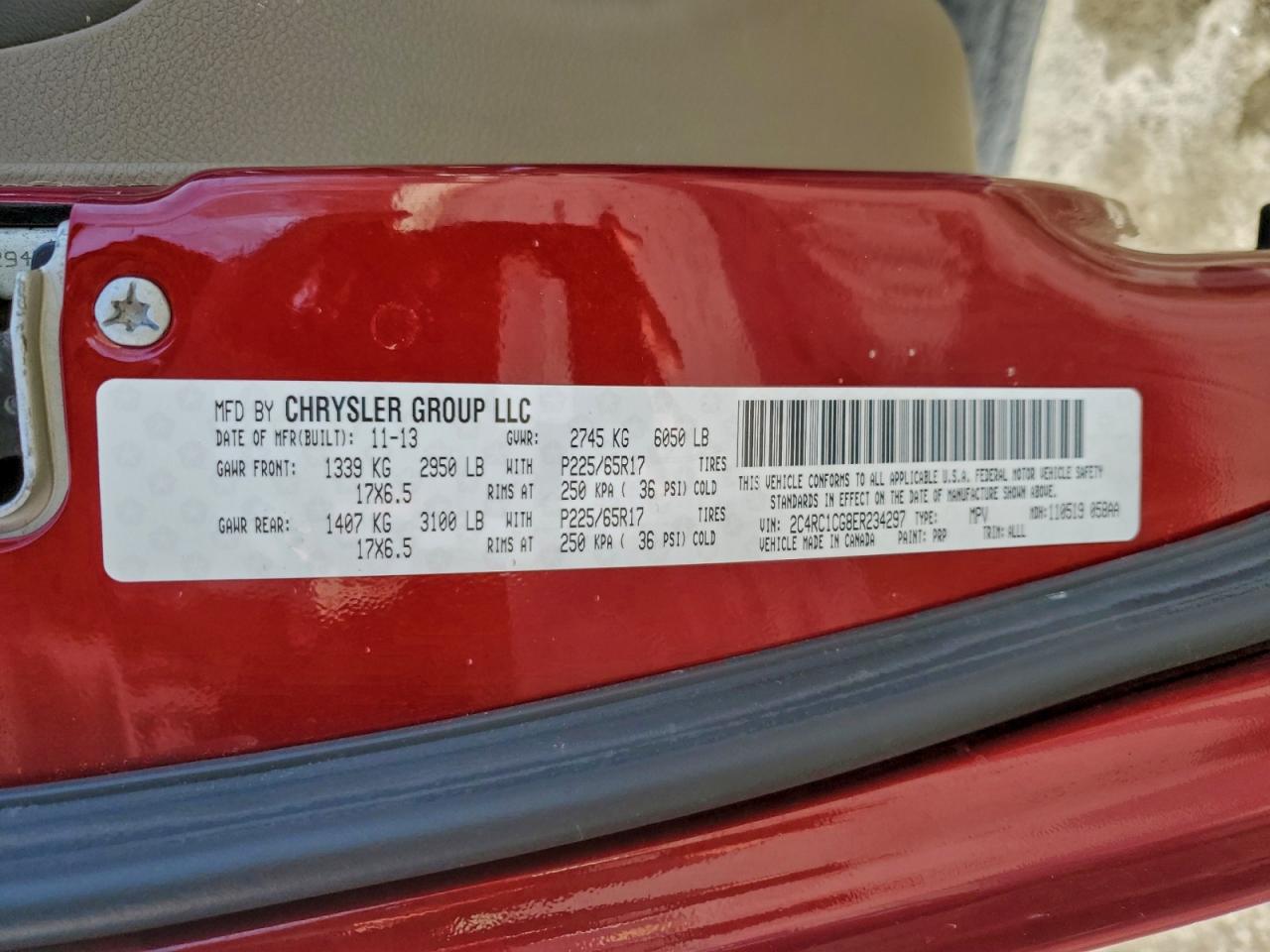 CHRYSLER TOWN & COUNTRY TOURING L