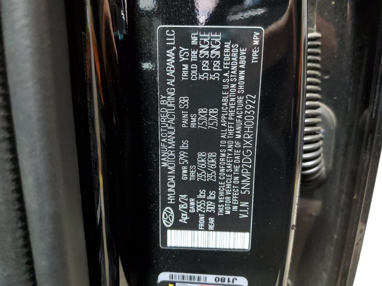 HYUNDAI SANTA FE SEL