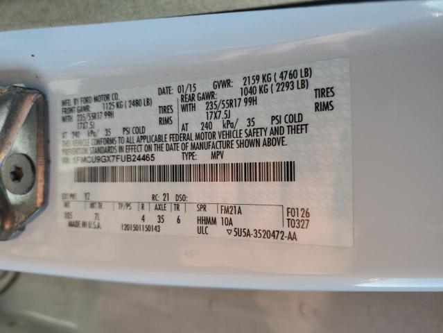 2015 FORD ESCAPE SE #3284794562