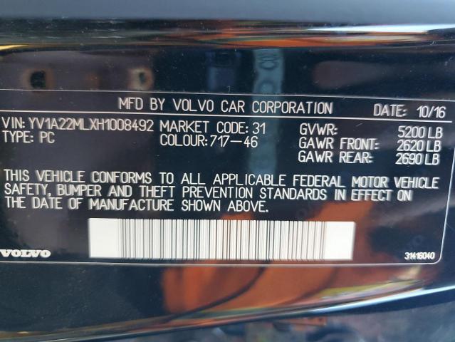 2017 VOLVO S90 T6 INS YV1A22MLXH1008492