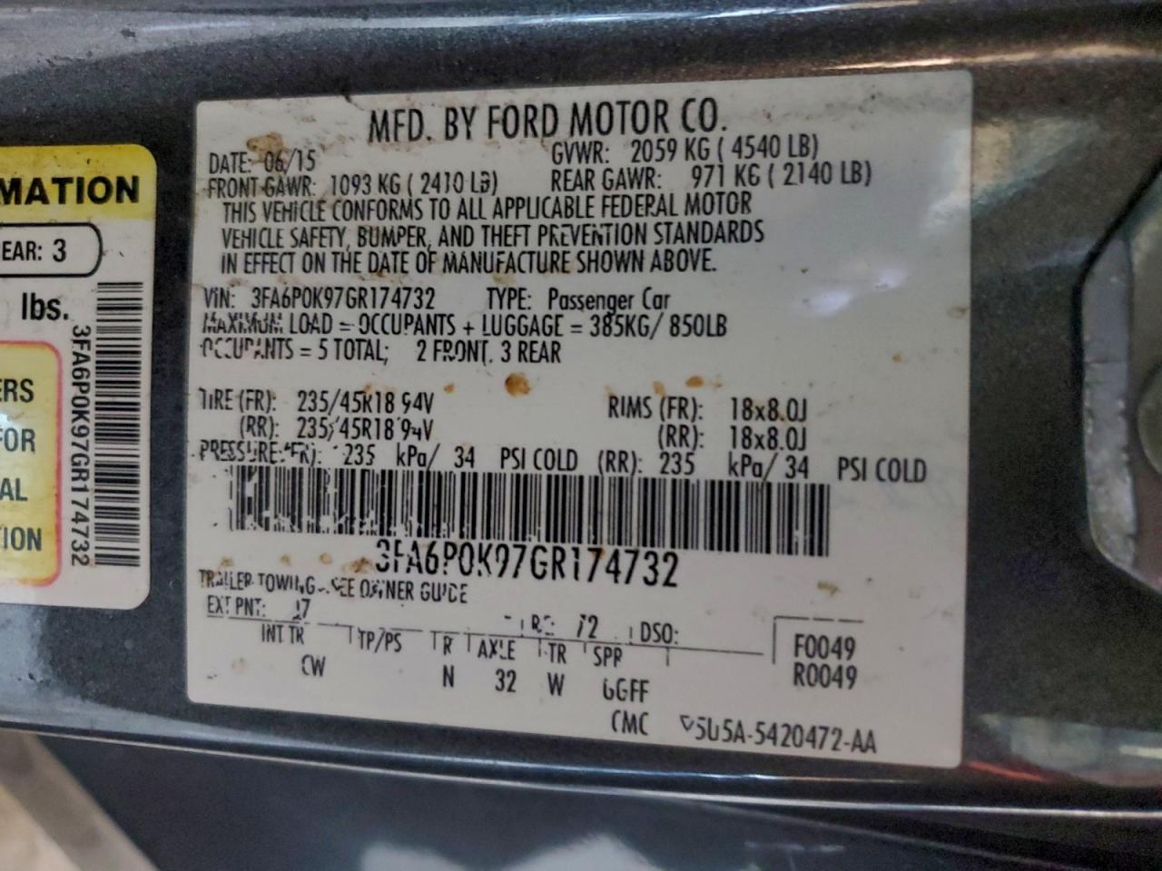 FORD FUSION TITANIUM