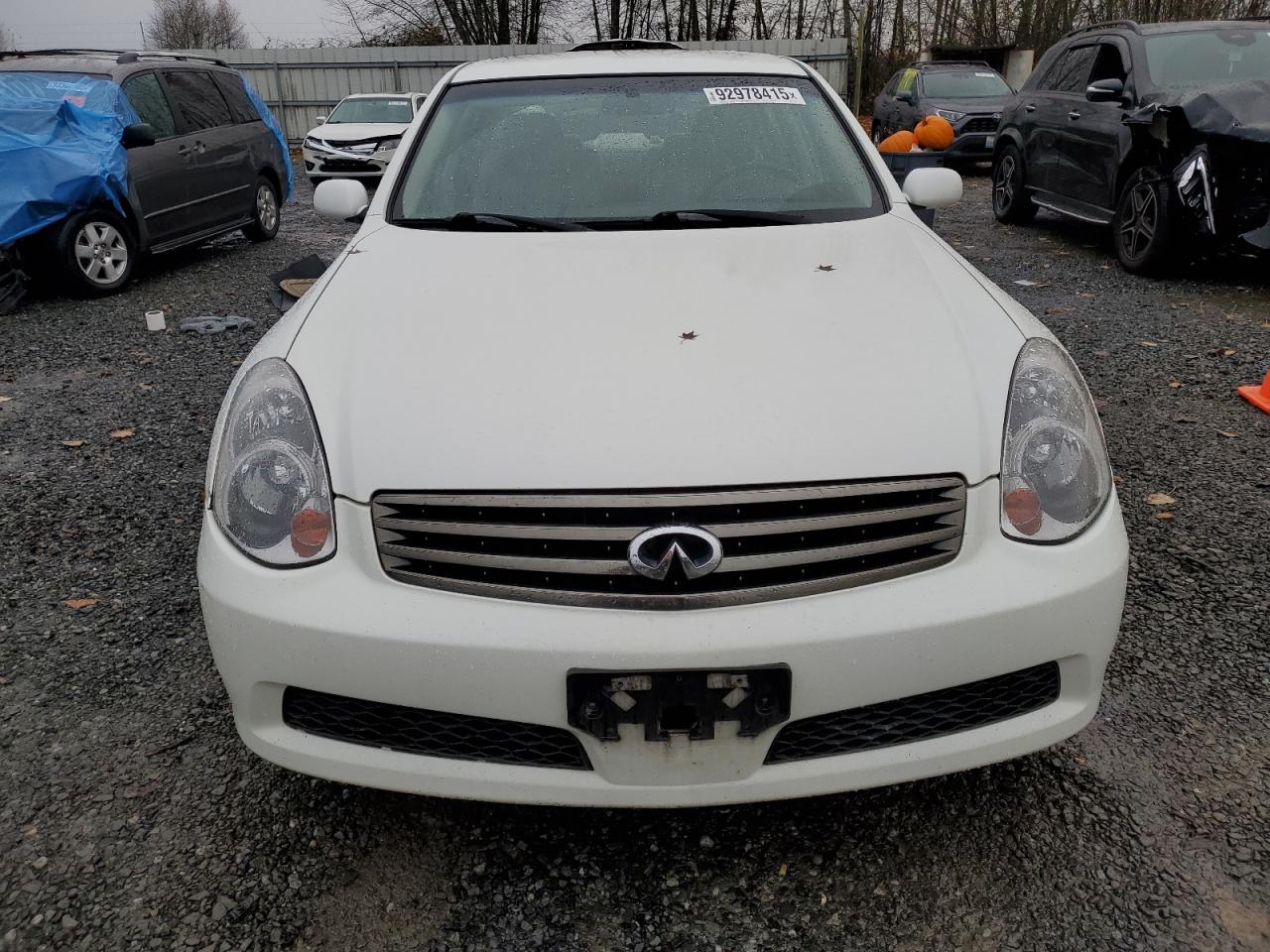 Lot #3291509953 2005 INFINITI G35