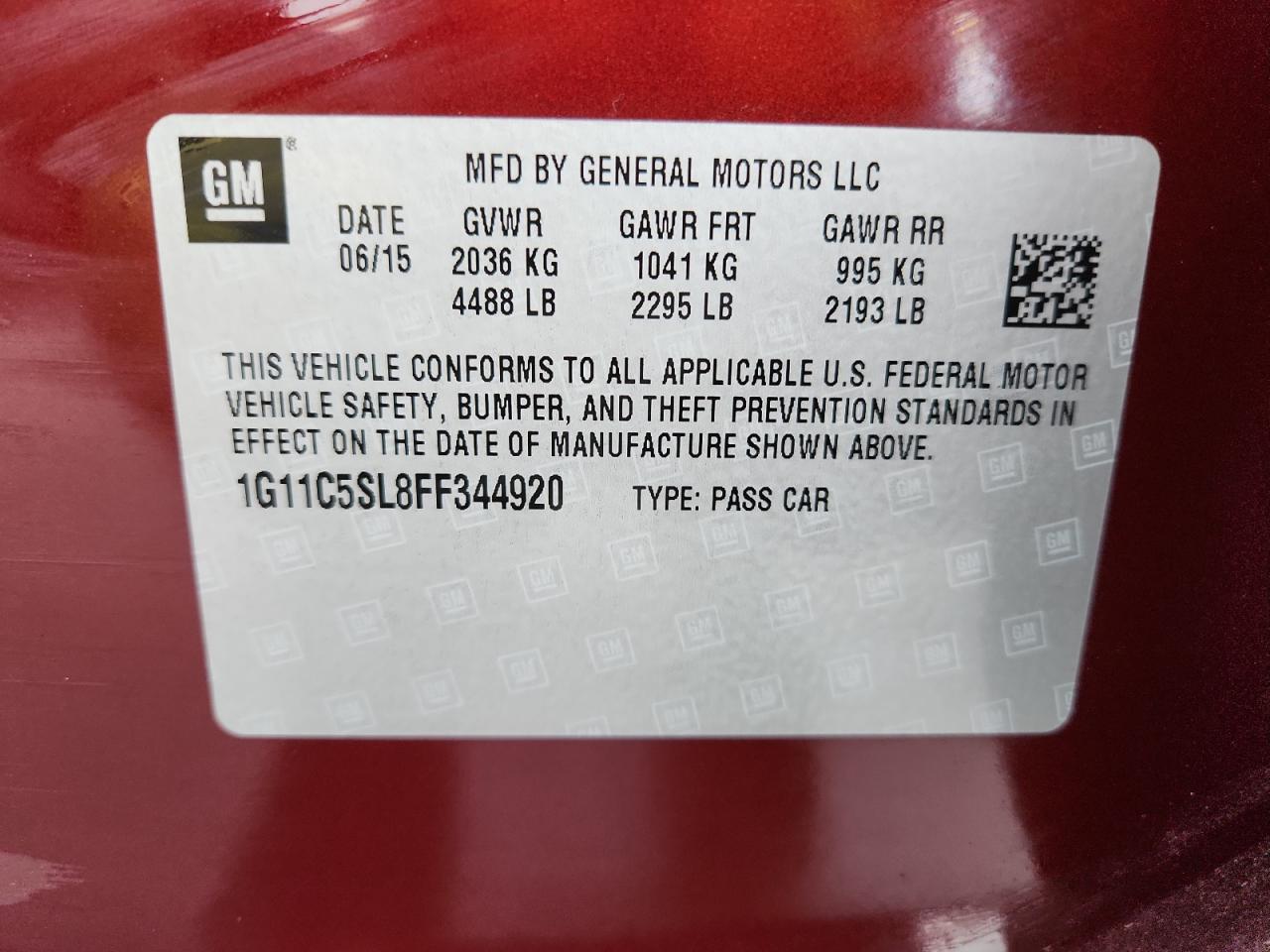 CHEVROLET MALIBU 1LT