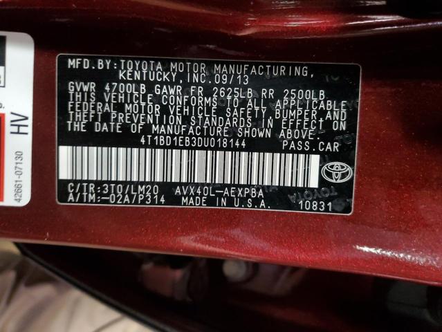 2013 TOYOTA AVALON HYB #3296410687