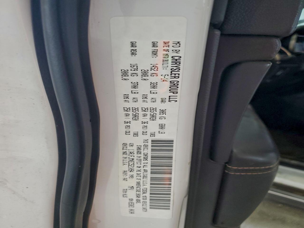 Lot #3302710033 2014 JEEP GRAND CHER