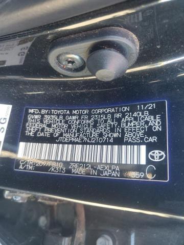 2022 TOYOTA COROLLA LE #3297063524