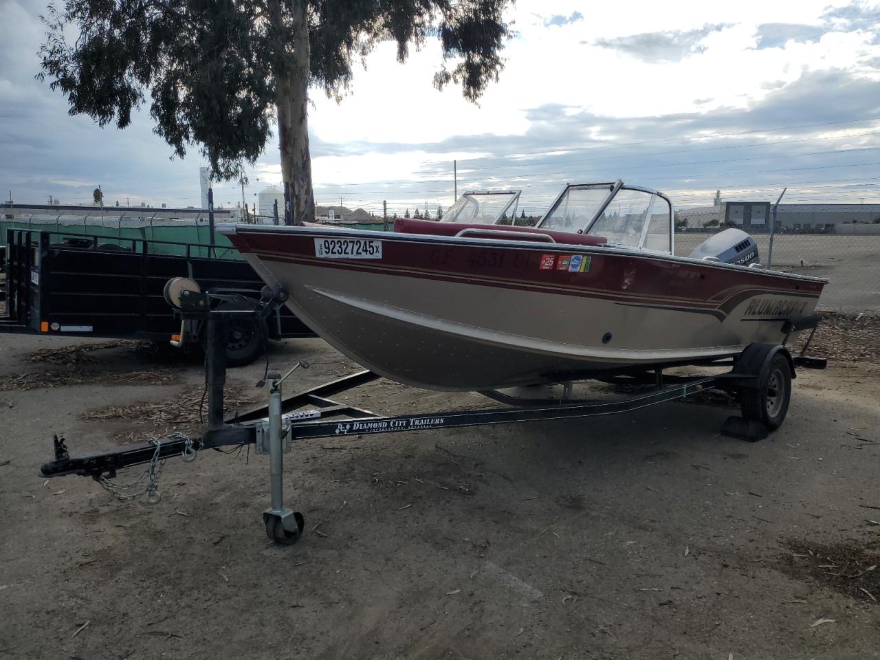 Lot #3301874435 1999 ALUMACRAFT BOAT