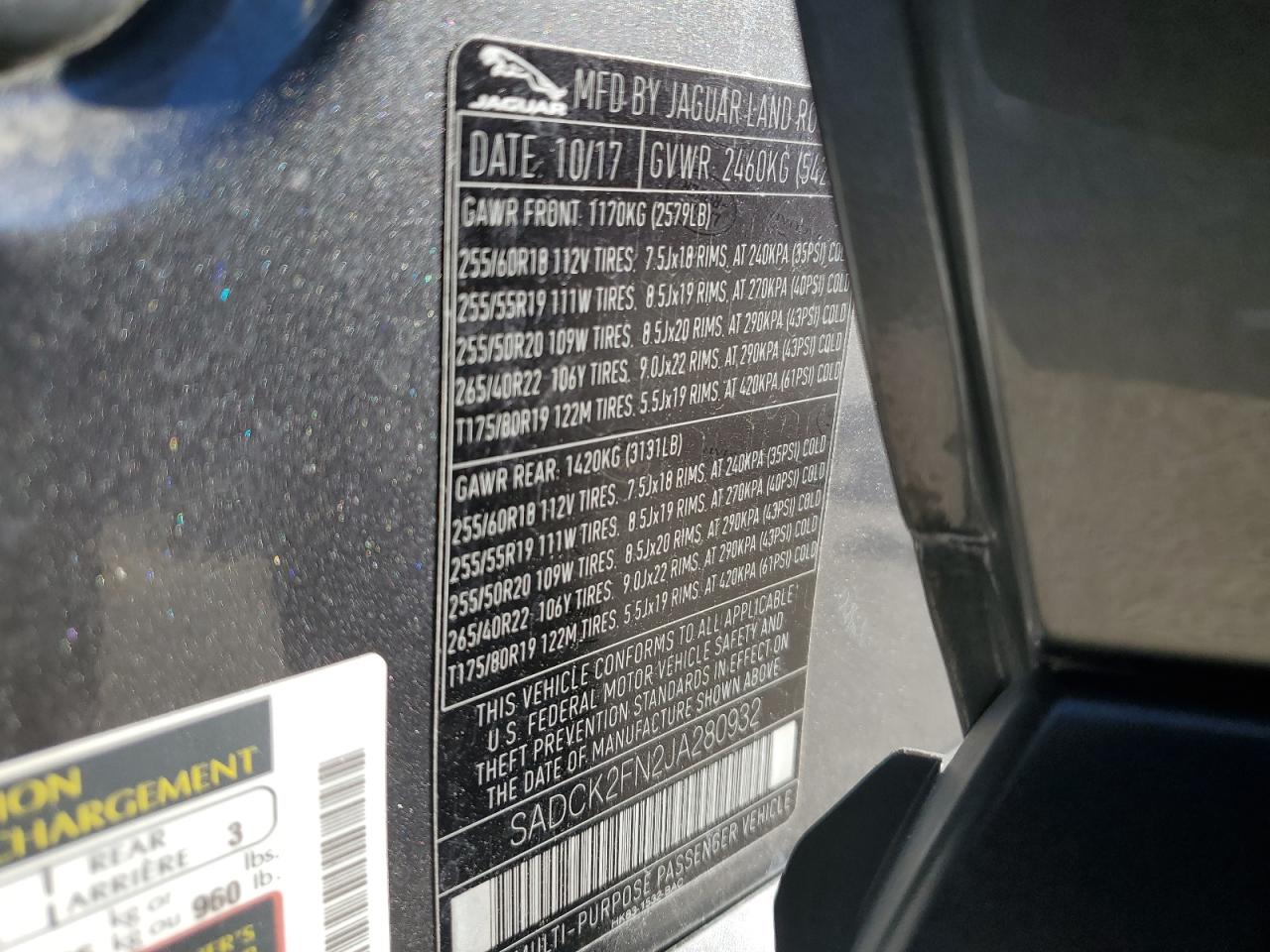 JAGUAR F-PACE PRESTIGE