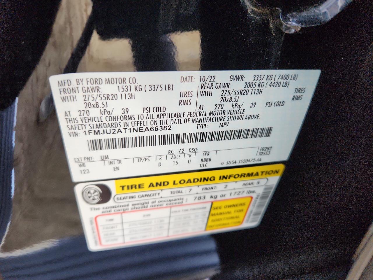 FORD EXPEDITION LIMITED