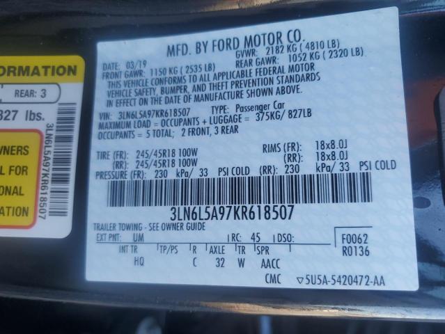 2019 LINCOLN MKZ #3292582906