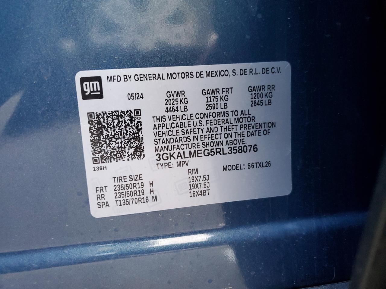 Lot #3282387257 2024 GMC TERRAIN SL