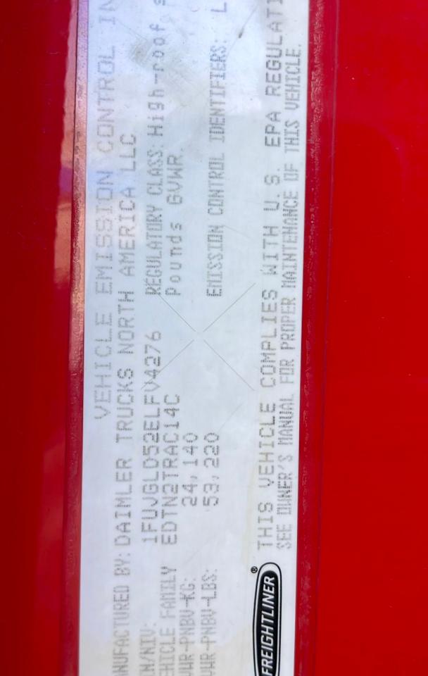 Lot #3281561433 2014 FREIGHTLINER CASCADIA 1