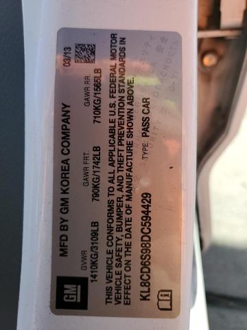 2013 CHEVROLET SPARK 1LT #3302640058