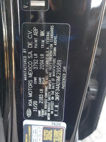 2021 KIA FORTE GT L #3302743029