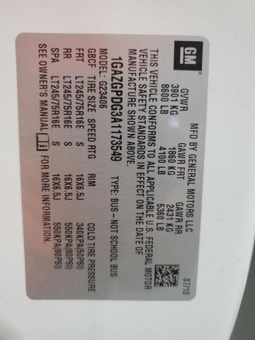 2010 CHEVROLET EXPRESS G2 #3303627930