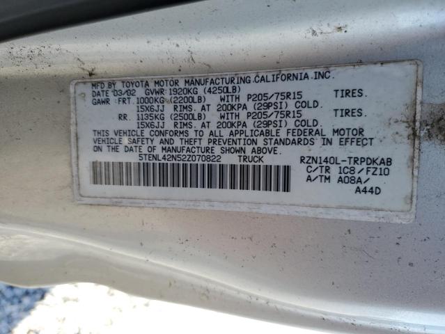 2002 TOYOTA TACOMA #3286549184