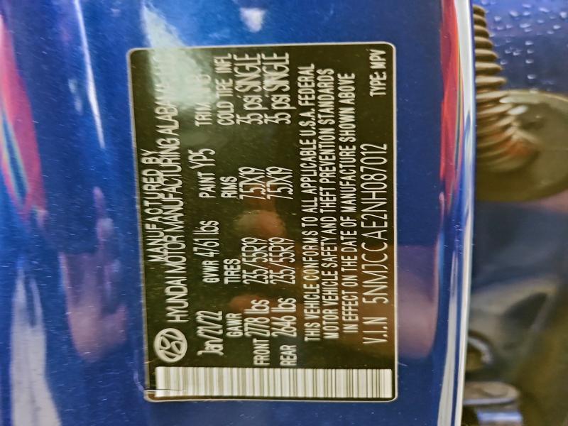 2022 HYUNDAI TUCSON SEL #3305409306