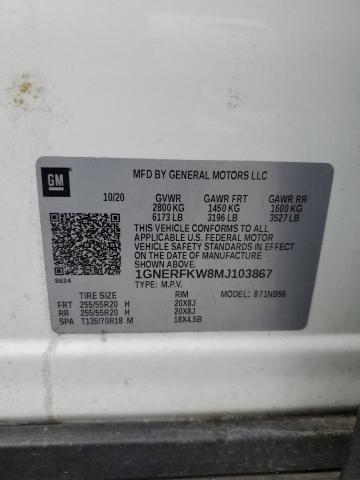 2021 CHEVROLET TRAVERSE L #3296337409