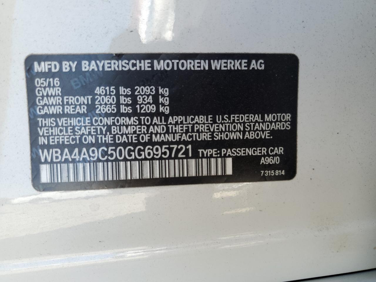 BMW 4 SERIES GRAN COUPE I GRAN COUPE SULEV