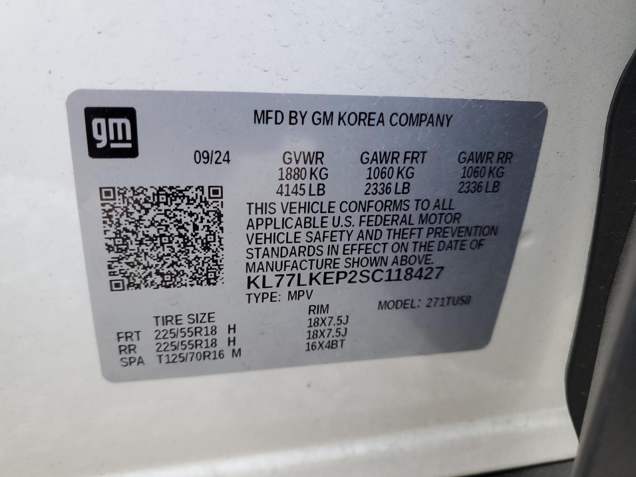 Lot #3301605677 2025 CHEVROLET TRAX ACTIV