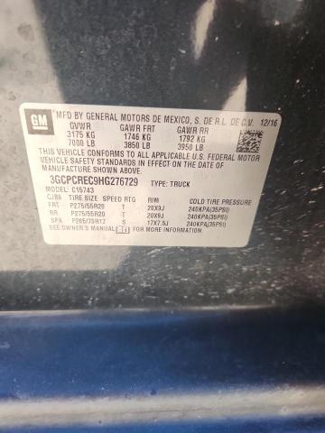 2017 CHEVROLET SILVERADO #3308420281