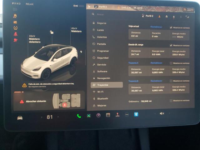 2022 TESLA MODEL Y #3292655593