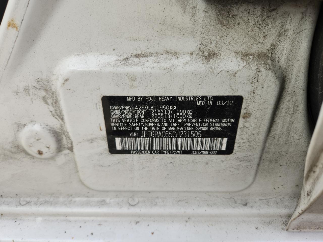 SUBARU IMPREZA PREMIUM