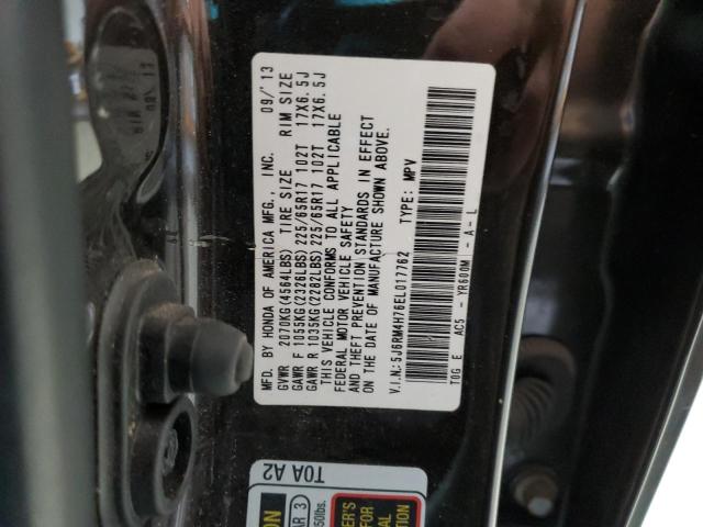 2014 HONDA CR-V EXL #3310557049