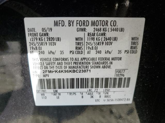 2019 FORD EDGE TITAN #3296326448