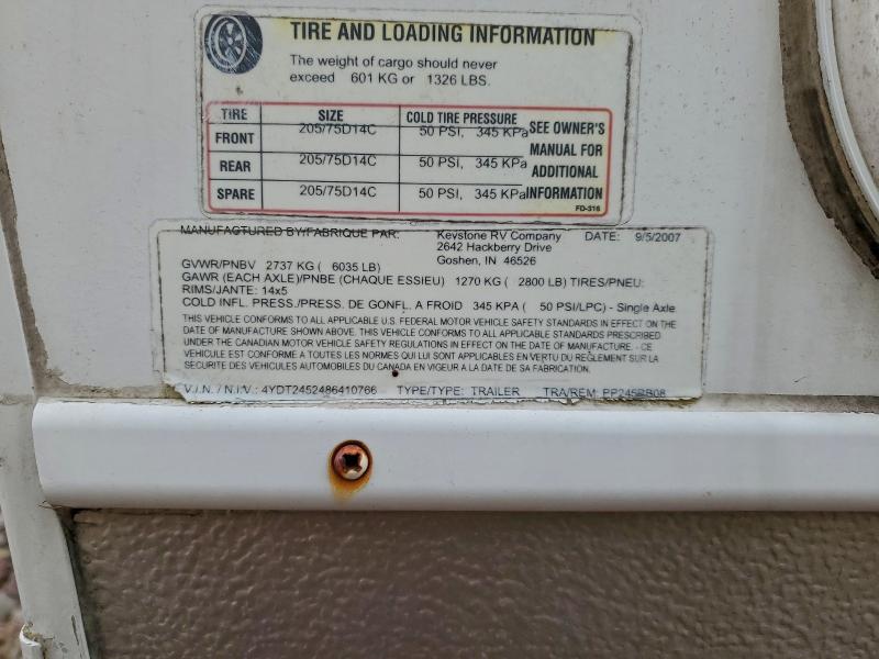 2008 PASSPORT TRL #3303725448