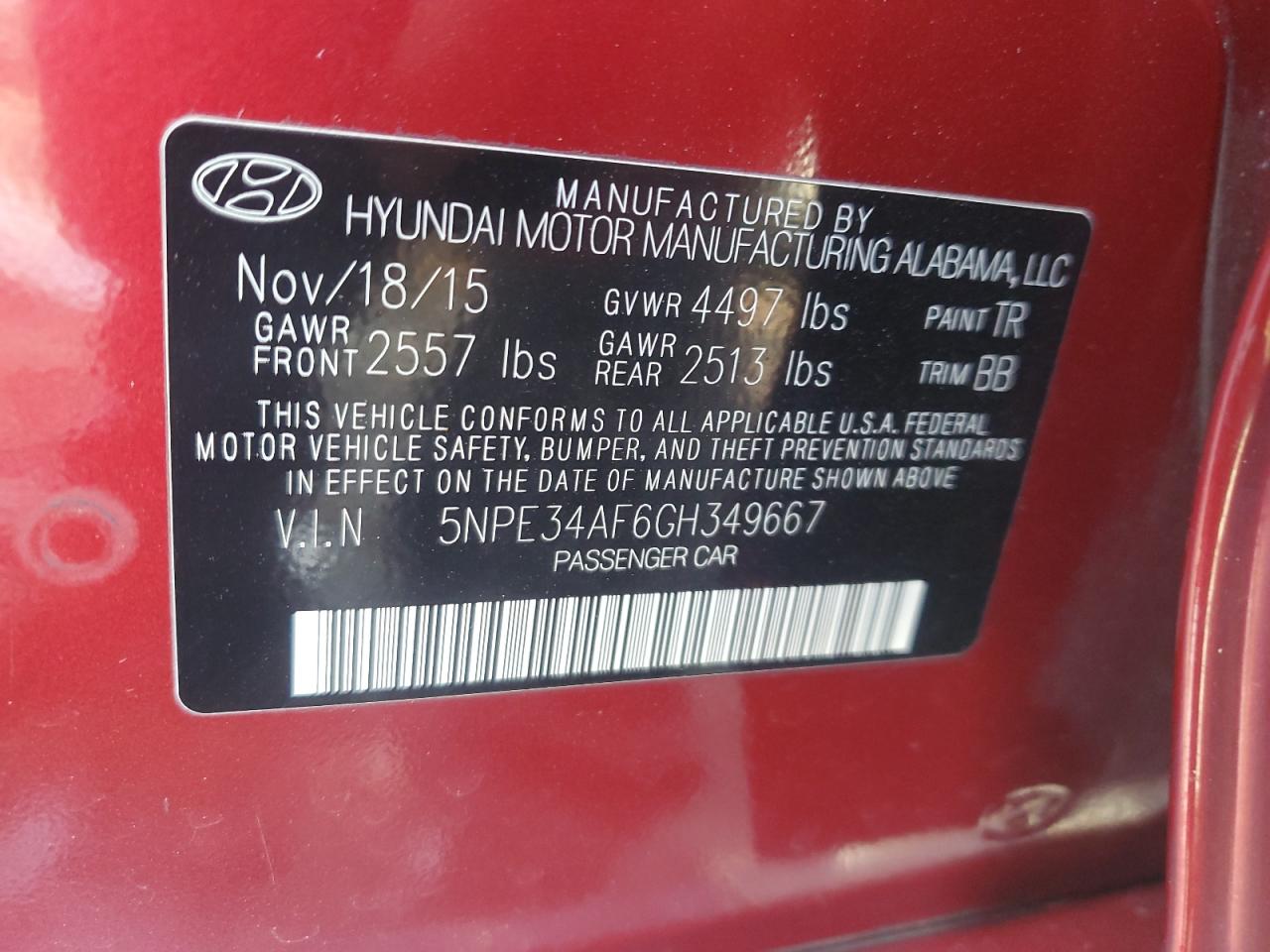 HYUNDAI SONATA SPORT