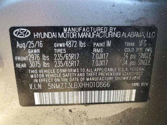 2017 HYUNDAI SANTA FE S #3284684330