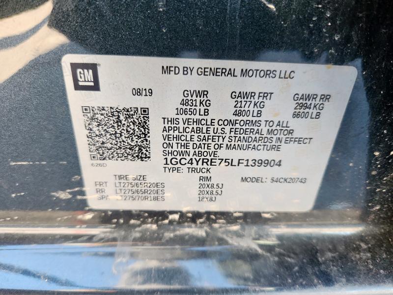 2020 CHEVROLET SILVERADO #3281540397