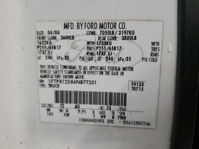 2004 FORD F150 #3312230539