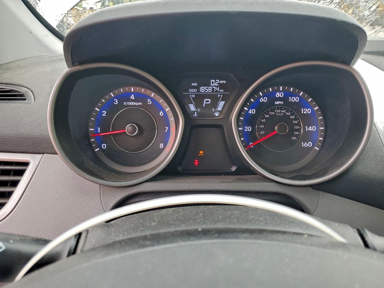 Lot #3315968129 2013 HYUNDAI ELANTRA GL