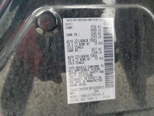 2015 NISSAN ROGUE S #3304615451