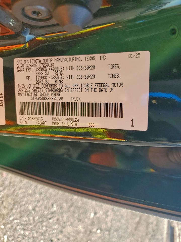 TOYOTA TUNDRA CREWMAX LIMITED