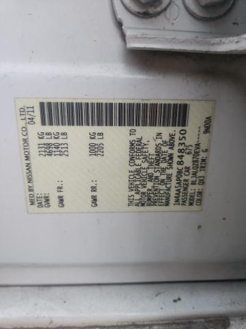 2011 NISSAN MAXIMA S #3296641035