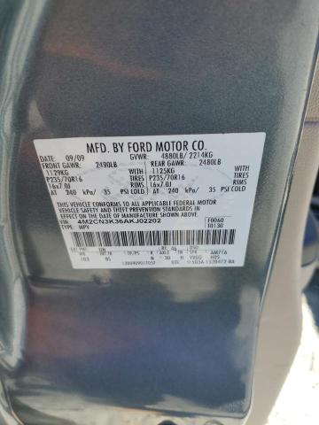 2010 MERCURY MARINER HY - 4M2CN3K36AKJ02202