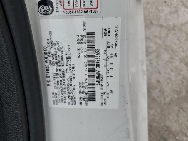 2008 MERCURY MILAN #3293513461