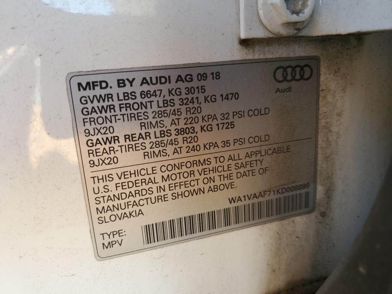 AUDI Q7 PRESTIGE