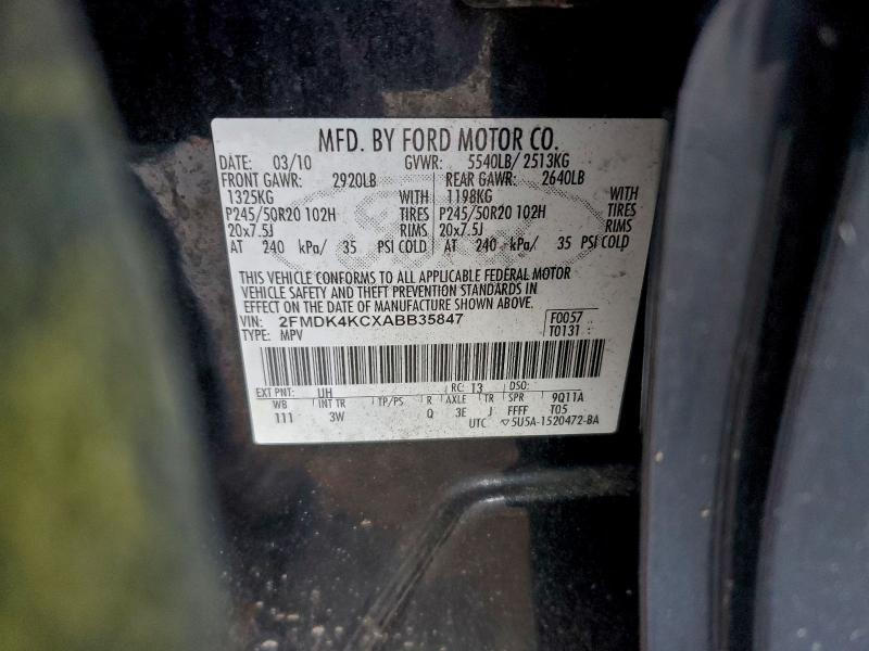 2010 FORD EDGE LIMIT #3305389383