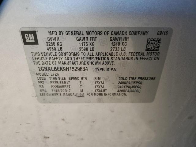 2017 CHEVROLET EQUINOX LS #3292425569