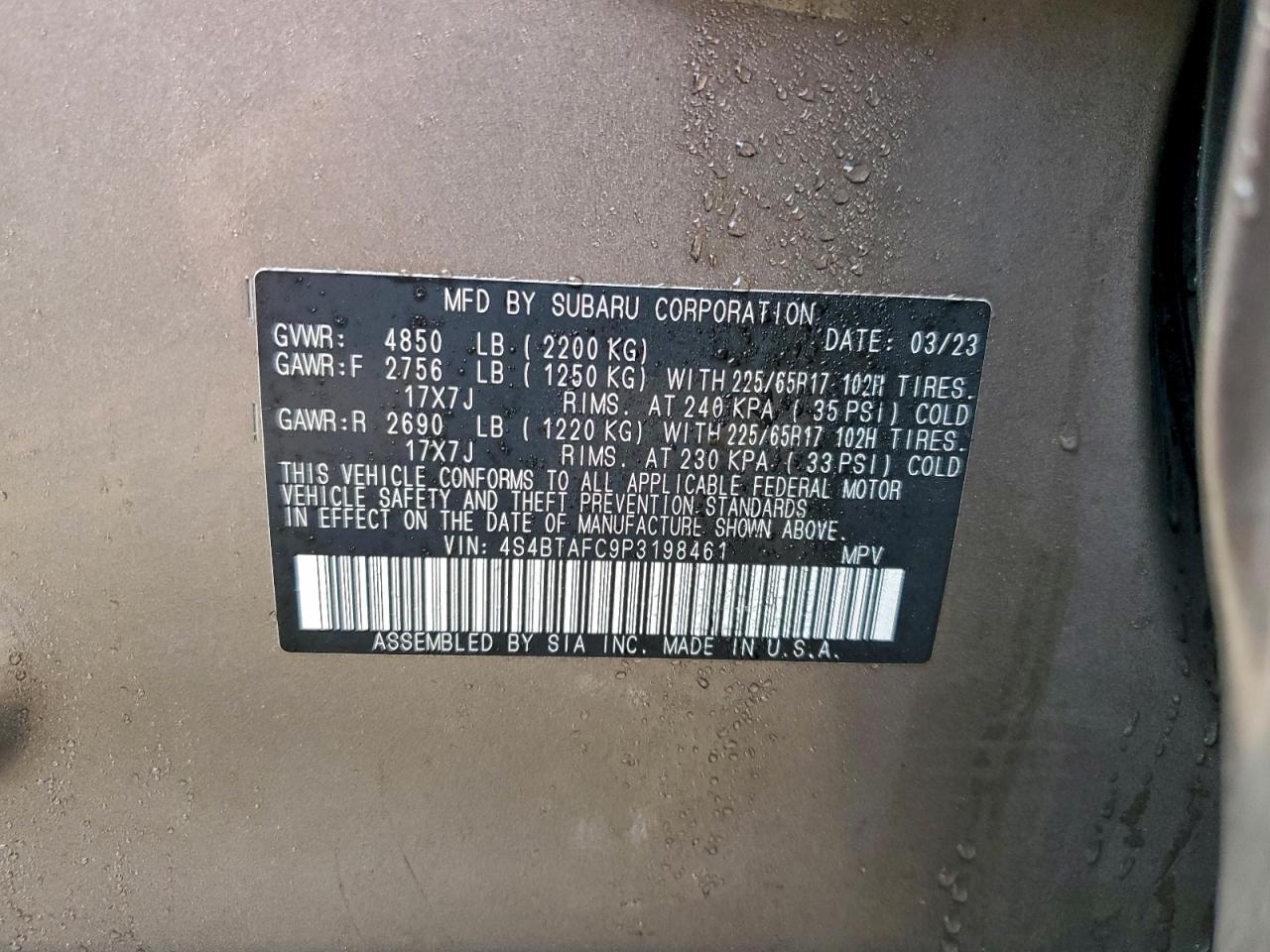 SUBARU OUTBACK PREMIUM