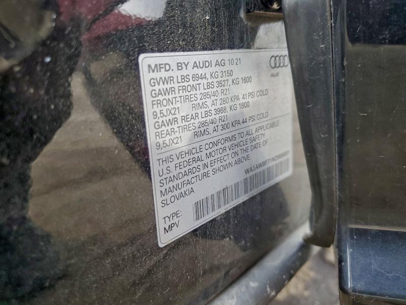 2022 AUDI SQ7 PREMIU #3303755445