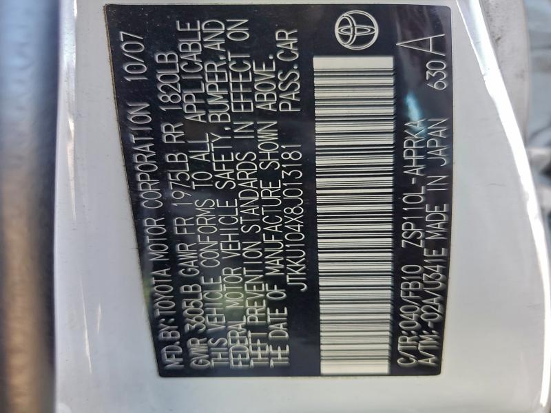 2008 TOYOTA SCION XD #3296219458