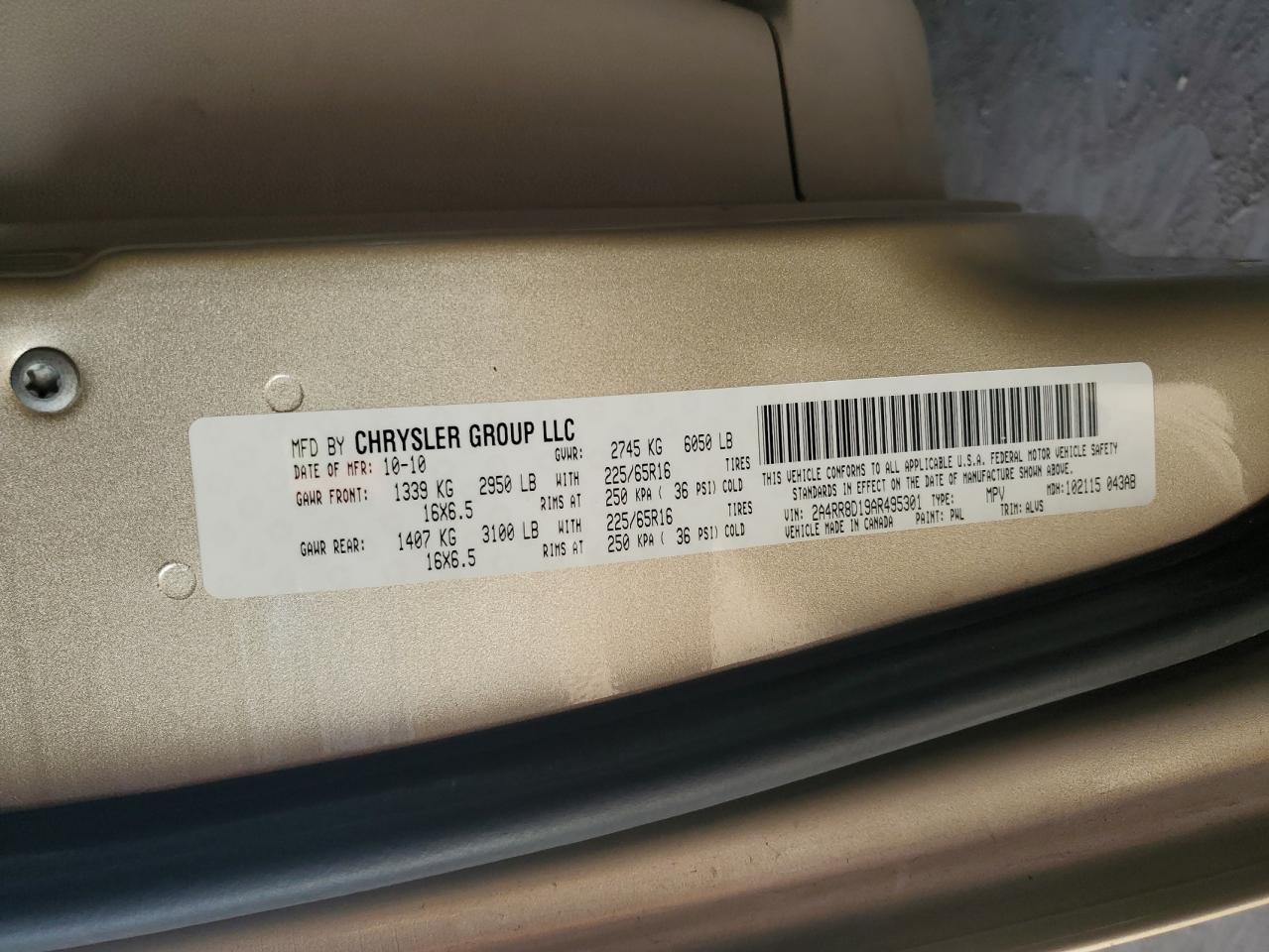 CHRYSLER TOWN & COUNTRY TOURING PLUS