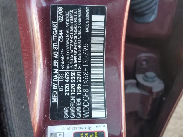 2008 MERCEDES-BENZ C300 #3293453427