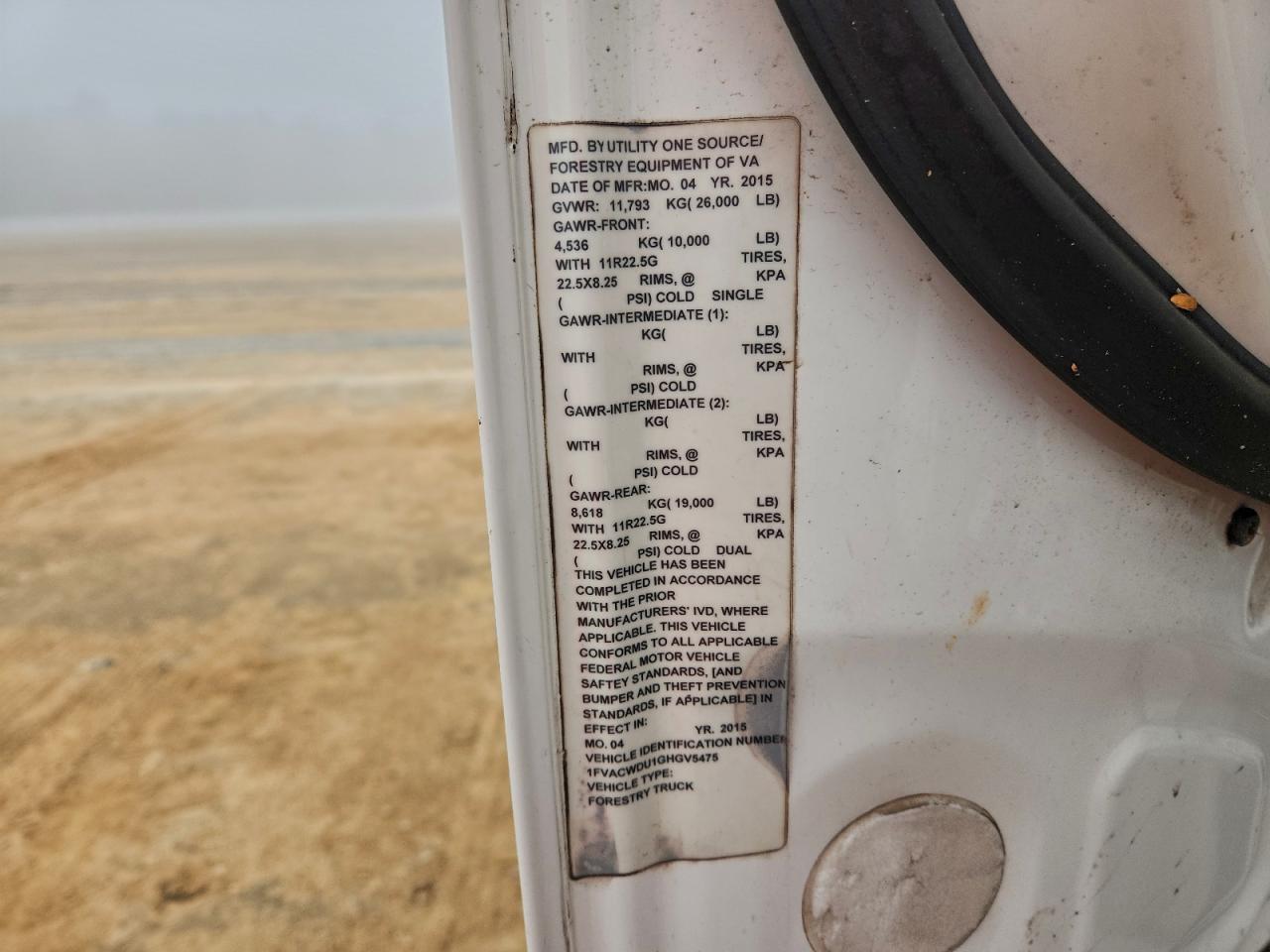 Lot #3315956126 2016 FREIGHTLINER M2