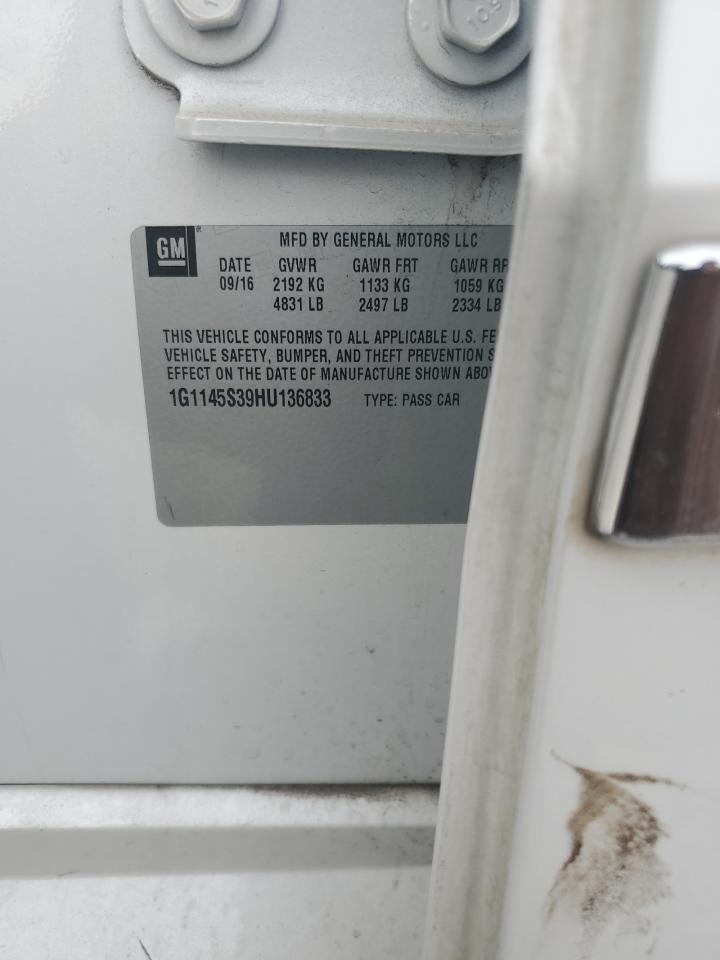 Lot #3302869916 2017 CHEVROLET IMPALA PRE